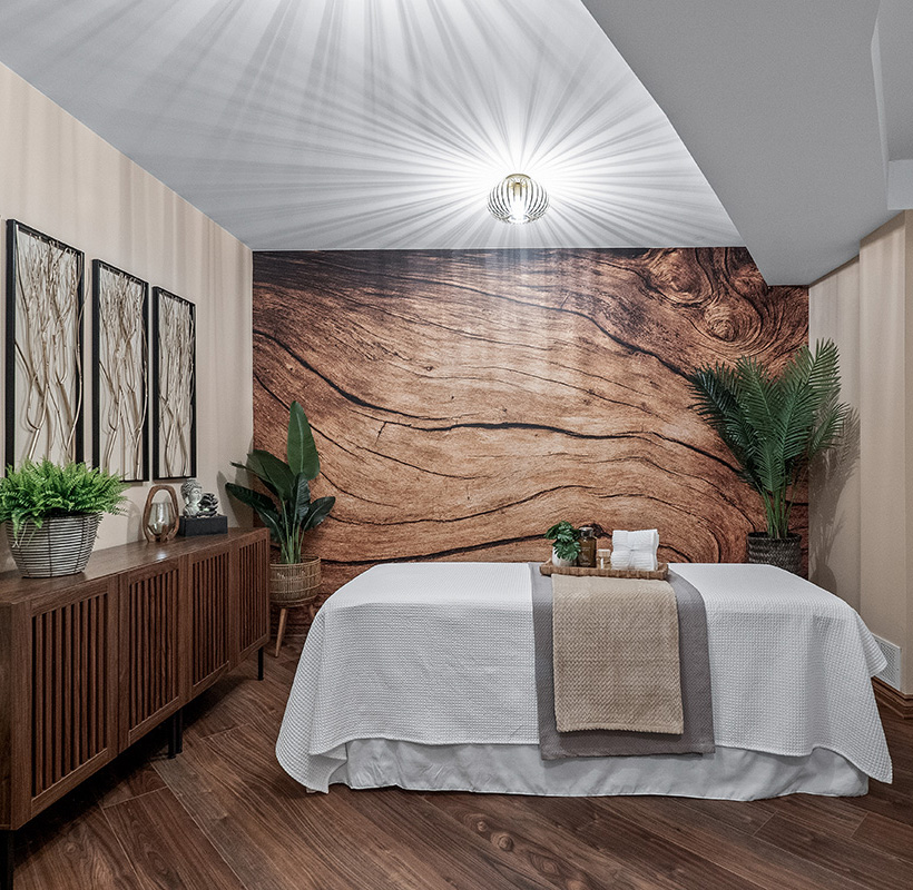 rushton recovery massage room